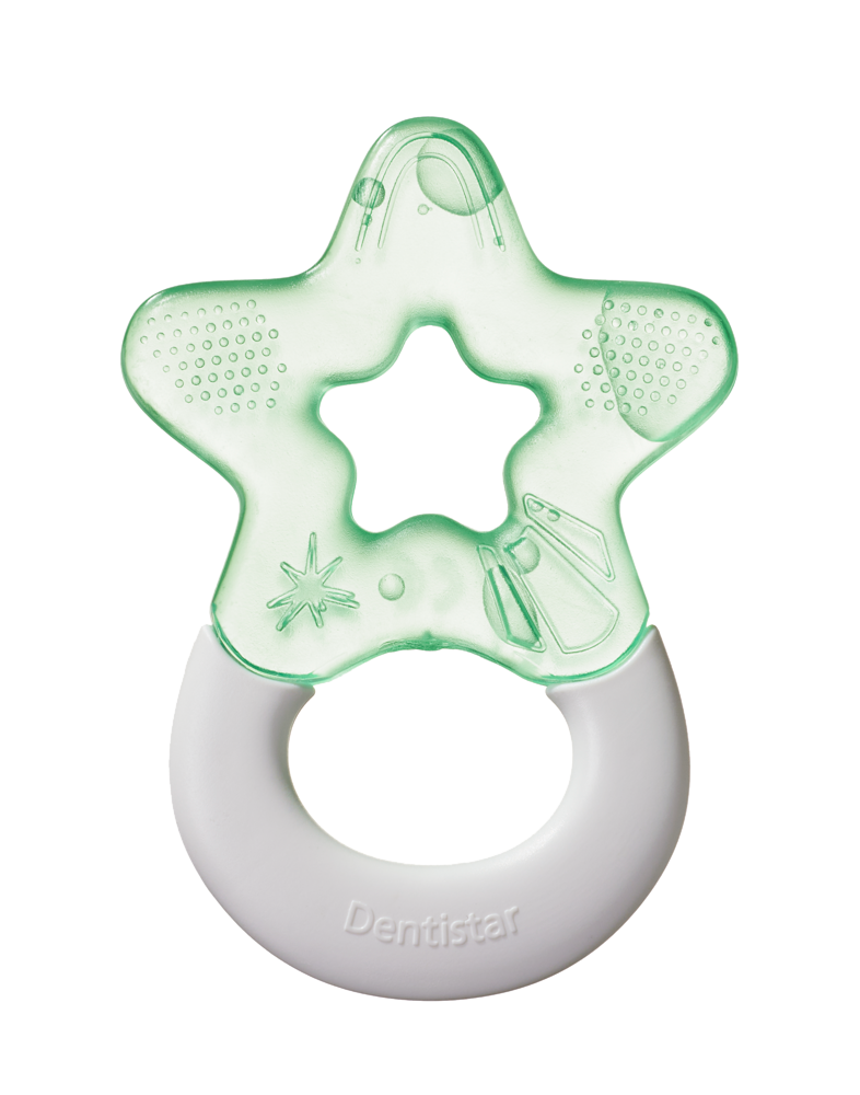 Dentistar Cooling Teether, chladicí kousátko od 3 měsíců, zelené