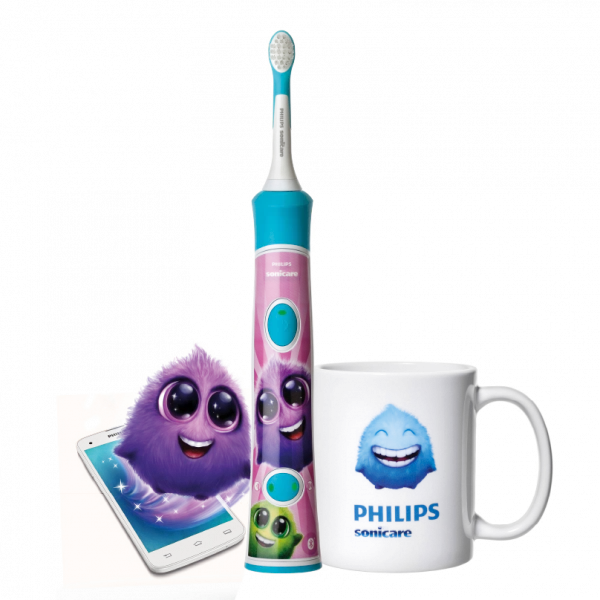 Sonicare for Kids s Bluetooth + dárek (dětský hrnek Sparkly modrý)
