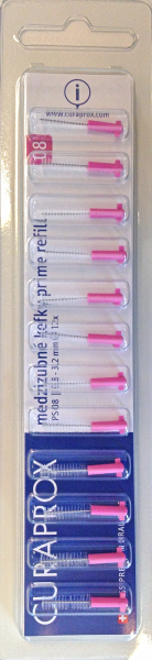 Curaprox CPS 08 prime mezizubní kartáčky, růžové, 12 ks