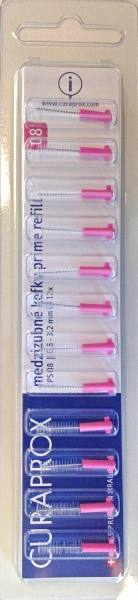 Curaprox CPS 08 prime mezizubní kartáčky, růžové, 12 ks