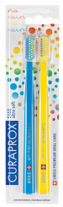 Curaprox CS 5460 zubní kartáček, Ultra soft RAINBOW duo pack