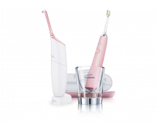 Philips Sonicare DiamondClean Pink + Philips Sonicare Airfloss Ultra Pink