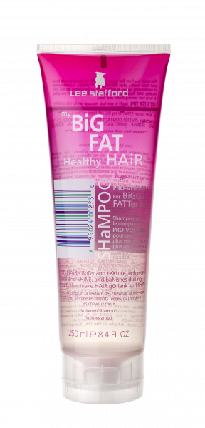 Lee Stafford My Big Fat Healthy Hair Shampoo šampon pro větší objem vlasů, 250 ml