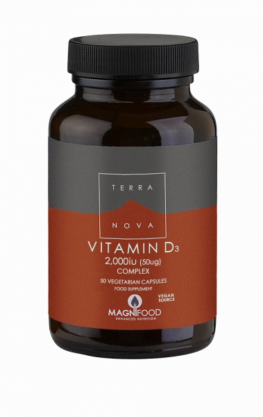 Terranova Vitamín D3 komplex 2000 IU (50 µg)