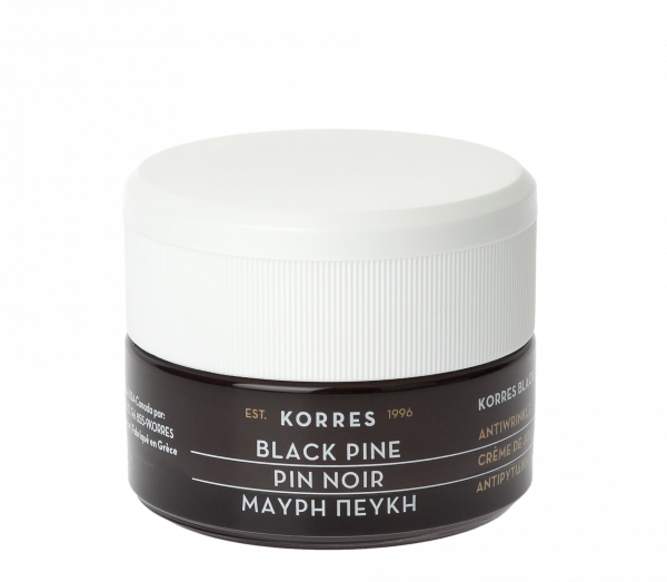 KORRES Black Pine - zpevňující a liftingový denní krém s černou borovici pro suchou a velmi suchou pleť, 40 ml