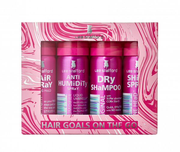 Lee Stafford Hair Goals On The Go Styling na cesty, 4x 50 ml