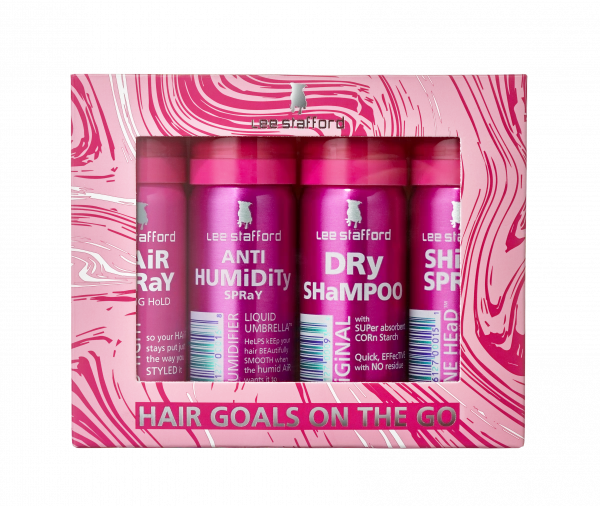 Lee Stafford Hair Goals On The Go Styling na cesty, 4x 50 ml