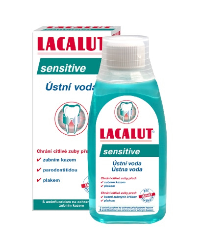 Lacalut Sensitive ústní voda, 250 ml