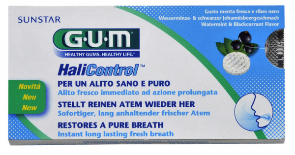 GUM HaliControl pastilky proti špatnému dechu, 10 ks