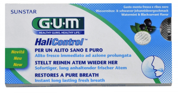 GUM HaliControl pastilky proti špatnému dechu, 10 ks