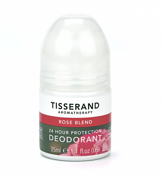 Tisserand Deodorant Rose Blend Osvěžujicí kuličkový deodorant růžový, 35 ml