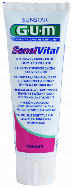 GUM SensiVital zubní gel pro citlivé zuby, 75 ml