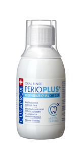 Curaprox Perio Plus+ Regenerate ústní voda (0,09% CHX + HA), 200 ml