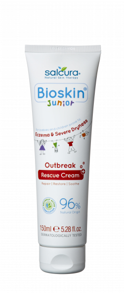 Salcura Bioskin Junior Outbreak Rescue Cream - krém na ruce a tělo pro akutní péči, 150 ml