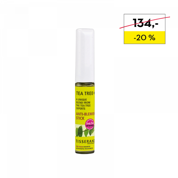 Tisserand Blemish Stick Tea Tree+ Tyčinka na akné stahující a dezifekční s tea tree a kanukou, 8 ml