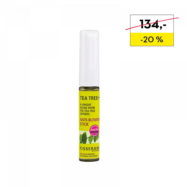 Tisserand Blemish Stick Tea Tree+ Tyčinka na akné stahující a dezifekční s tea tree a kanukou, 8 ml