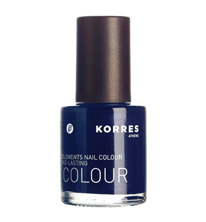 KORRES Nail Colour MIDNIGHT BLUE 88 - pečující lak na nehty odstín 88, 10 ml