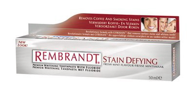 Rembrandt Stain Defying zubní pasta pro kuřáky a milovníky kávy, 50 ml 