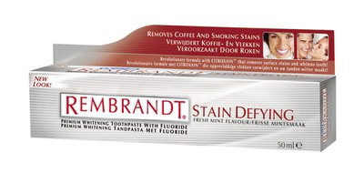 Rembrandt Stain Defying zubní pasta pro kuřáky a milovníky kávy, 50 ml 