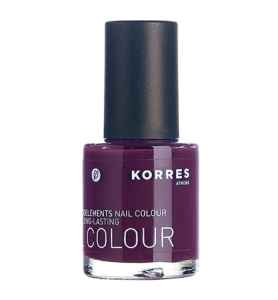 KORRES Nail Colour PURPLE 27 - pečující lak na nehty odstín 27, 10 ml