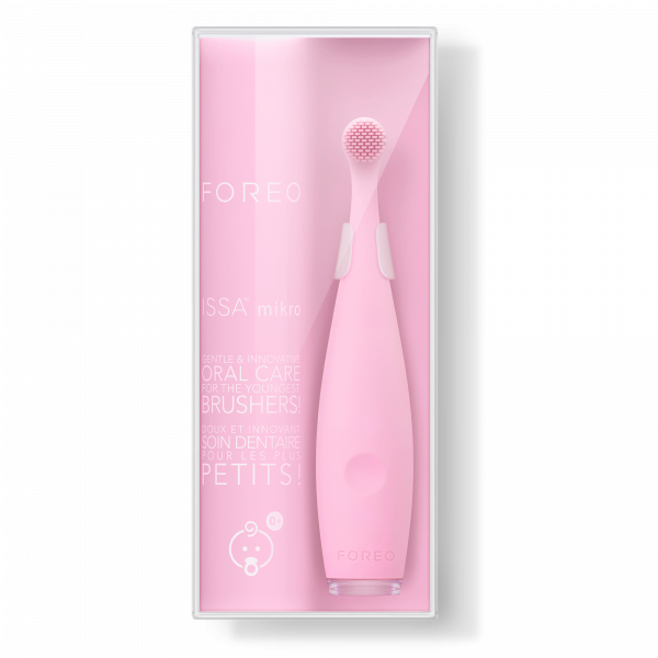 FOREO ISSA mikro Pearl Pink dětský sonický kartáček