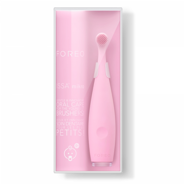 FOREO ISSA mikro Pearl Pink dětský sonický kartáček
