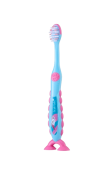 Brush-baby Flamingo FlossBrush™, dětský zubní kartáček s plameňáky, 2 ks, 3-6 let