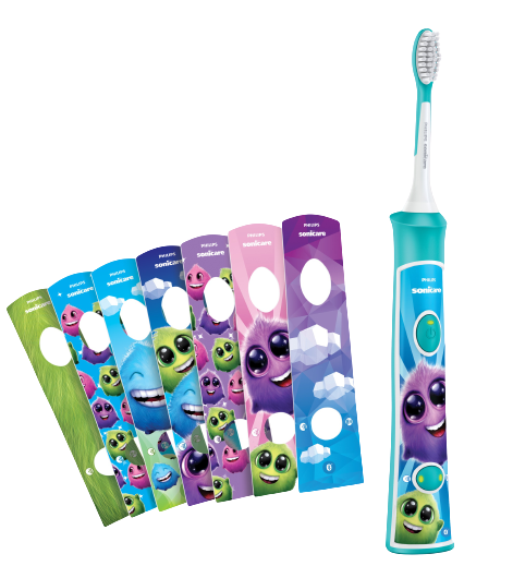 Philips Sonicare for Kids HX6322/04 Sonický elektrický zubní kartáček pro děti s připojením Bluetooth