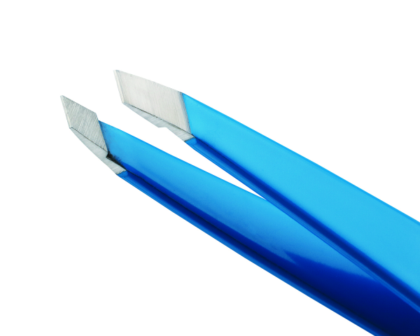 Tweezerman SLANT Blue Jewel pinzeta modrý klenot