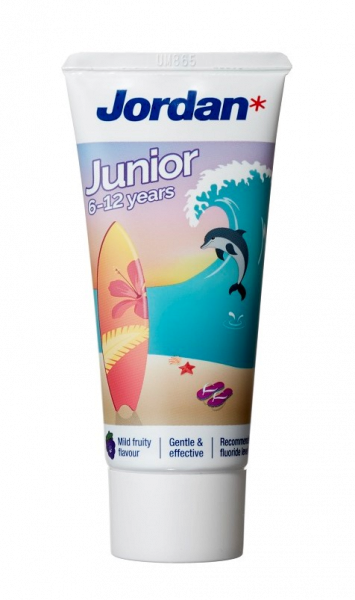 Jordan Junior zubní pasta pro děti 6-12 let, 50 ml