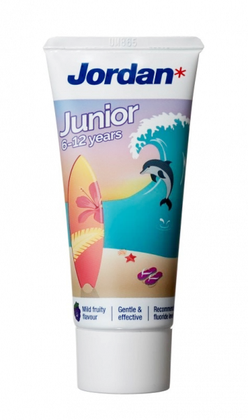 Jordan Junior zubní pasta pro děti 6-12 let, 50 ml