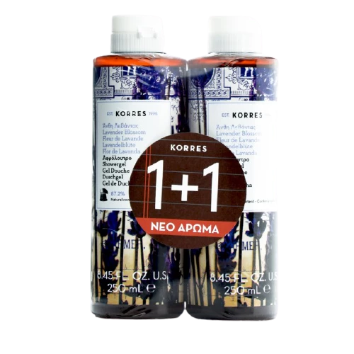 KORRES Kit Showergels Lavender Blossom - výhodný set sprchových gelů levandule (1+1 zdarma)