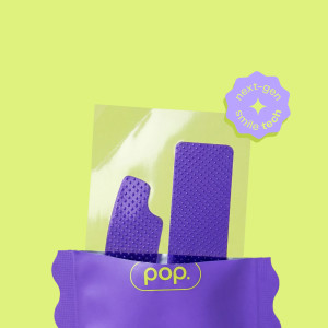 Pop Purple Whitening Strips, fialové bělicí pásky s okamžitým účinkem, 10 ks