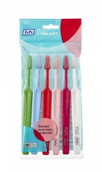 TePe Select x-soft, sada zubních kartáčků, 4+2 zdarma