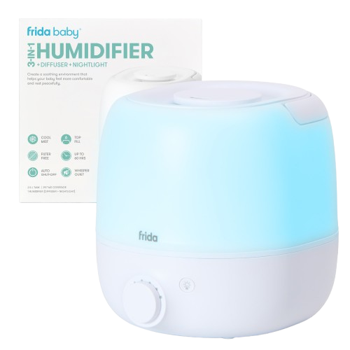 Frida Baby Humidifier 2.0, zvlhčovač vzduchu, difuzér a noční světlo 3v1
