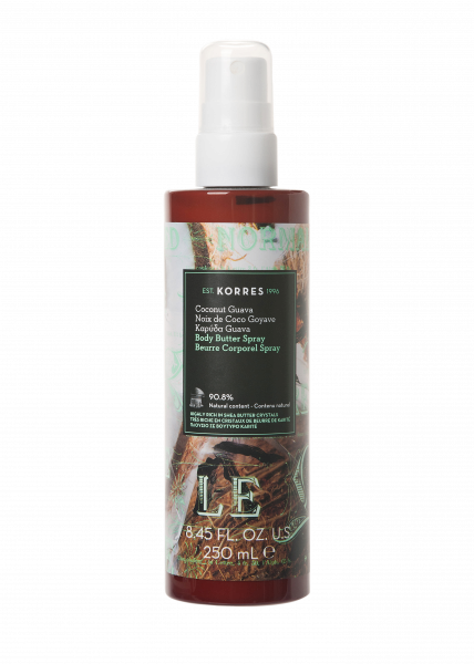 KORRES COCONUT GUAVA Body Butter Spray - tělové máslo ve spreji, 250 ml