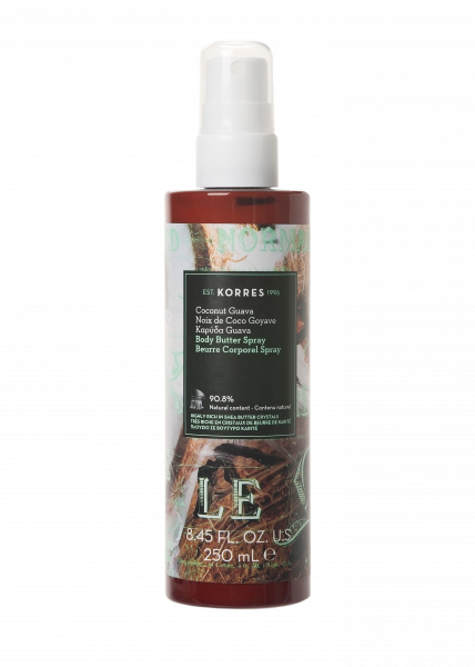 KORRES COCONUT GUAVA Body Butter Spray - tělové máslo ve spreji, 250 ml