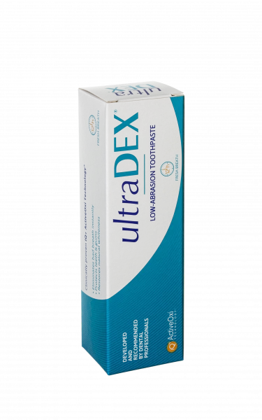 UltraDEX nízkoabrazivní zubní pasta s fluoridy, 75 ml