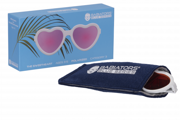 BABIATORS The Sweetheart, polarizační sluneční brýle bílé, 3-5 let