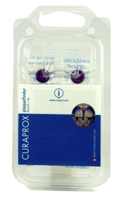 Curaprox PlaqueFinder PCA 223 tablety na indikaci plaku, 12 ks 