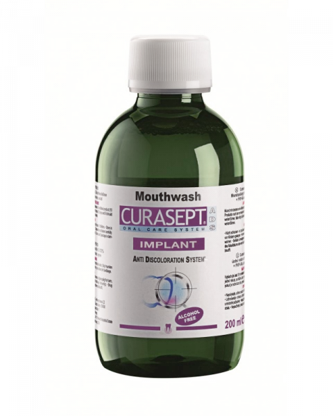 Curaprox Curasept ADS Implant ústní voda, CHX 0,20%, 200 ml