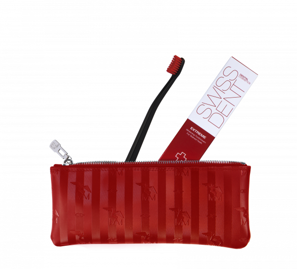 SWISSDENT exkluzivní dárková sada v luxusním pouzdru Maison Mollerus