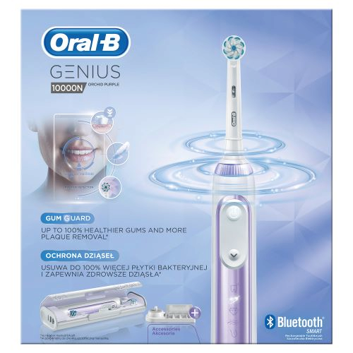 Oral-B Genius 10000 Orchid Purple elektrický kartáček