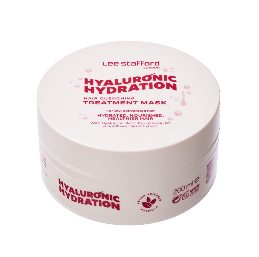 Lee Stafford Hyaluronic Hydration Treatment Mask, hloubkově hydratační maska, 200 ml