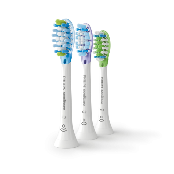 Philips Sonicare Premium Plaque Control HX9073/07, náhradní hlavice, mix 3 ks
