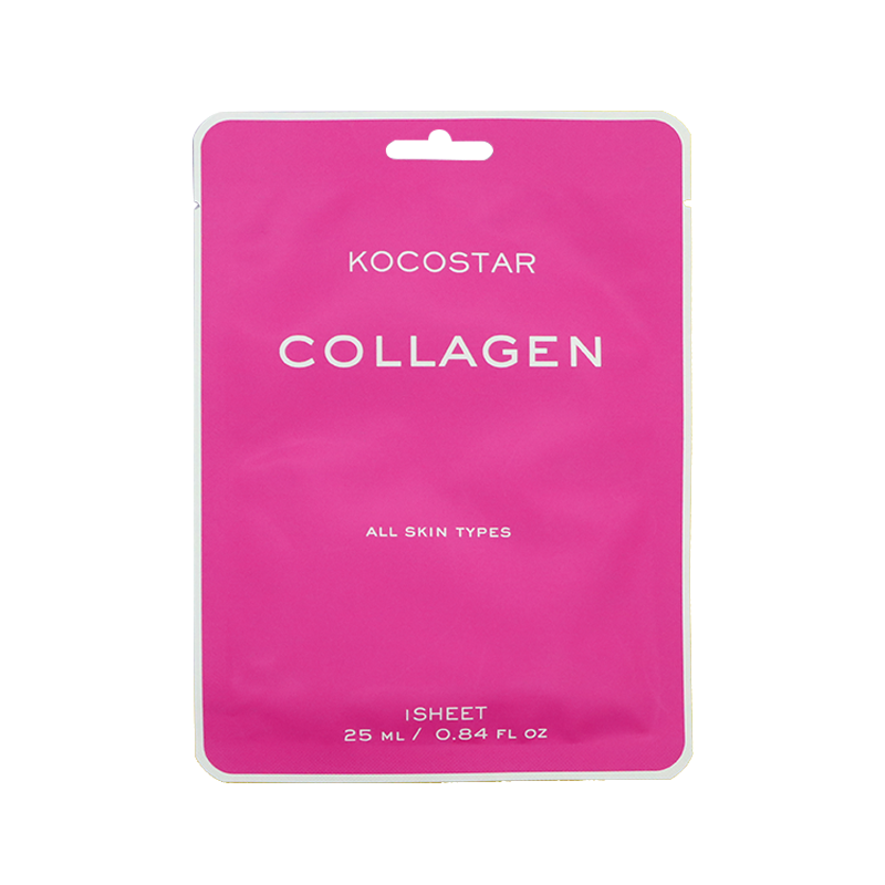 Kocostar Collagen Sheet Mask Vyživující pleťová maska s anti-aging efektem, 1 ks