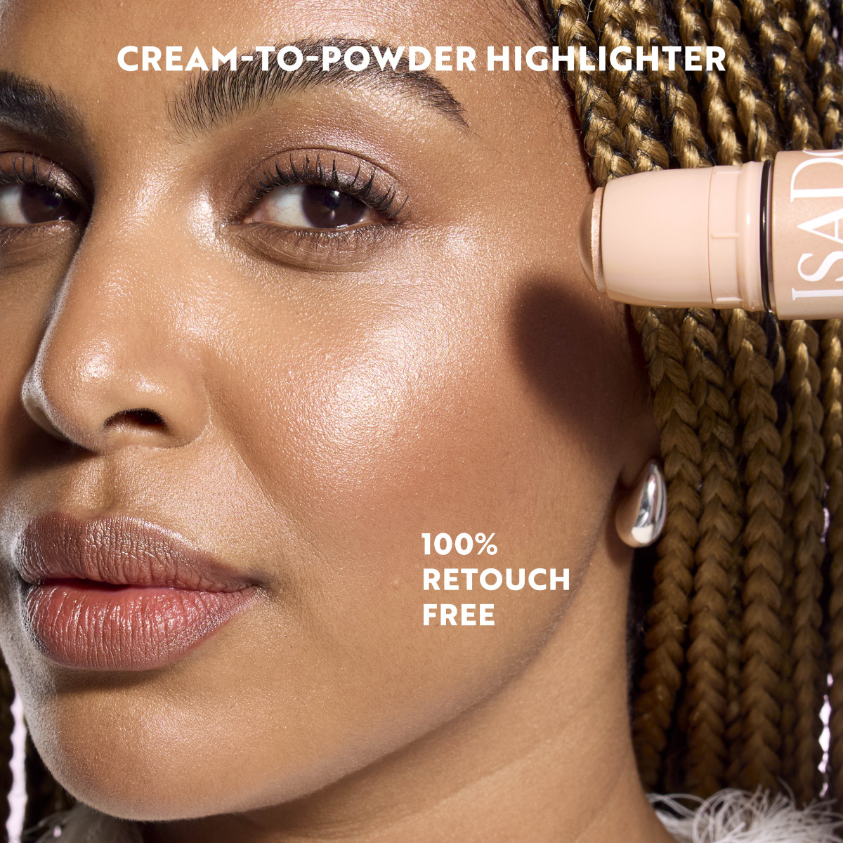 IsaDora The Highlight Stick krémový rozjasňovač s pudrovým finišem 66 Rose Gold