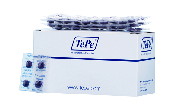 TePe PlaqSearch indikace plaku, 250 tablet