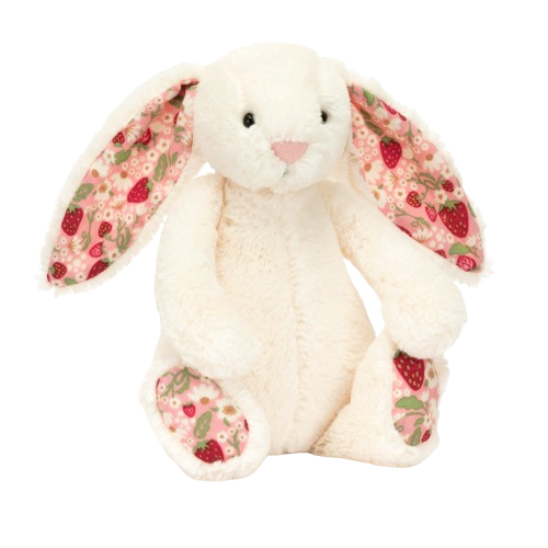 Jellycat Jahodový Králíček malý