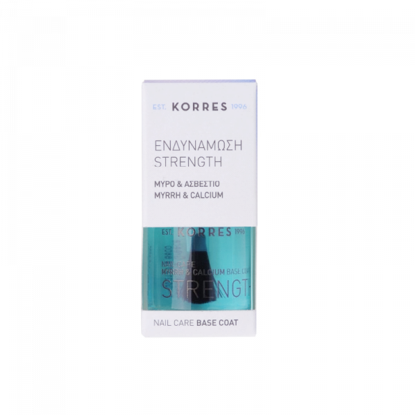 KORRES Nail Therapy - zpevňující podkladový lak na nehty, 10 ml